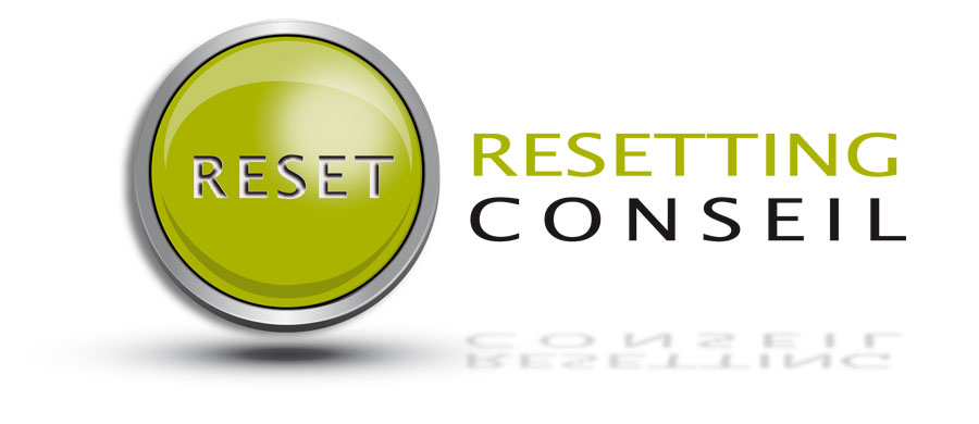 Logo Resetting Conseil - création Marck Seignol